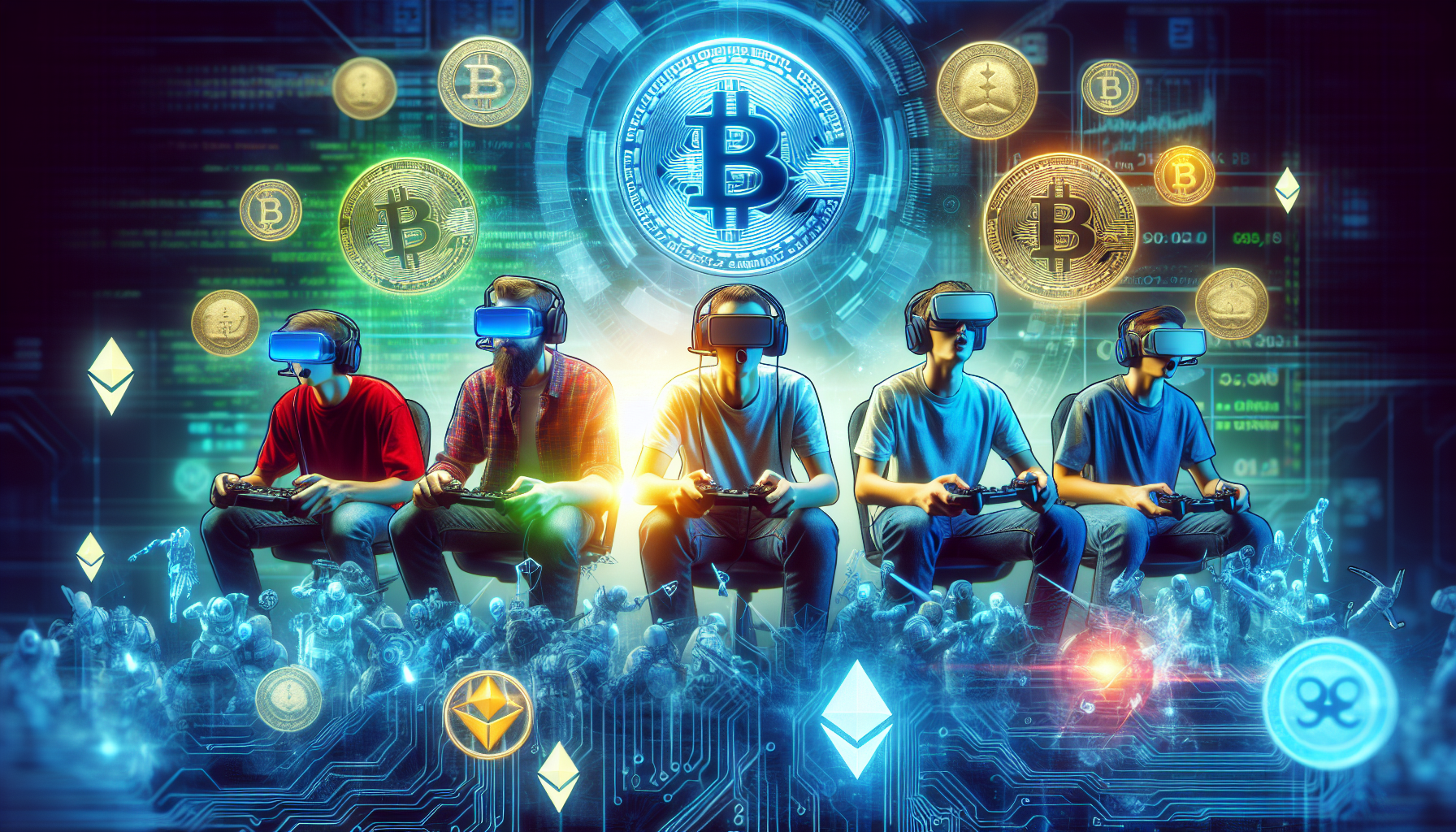 Cryptocurrency in gaming representation