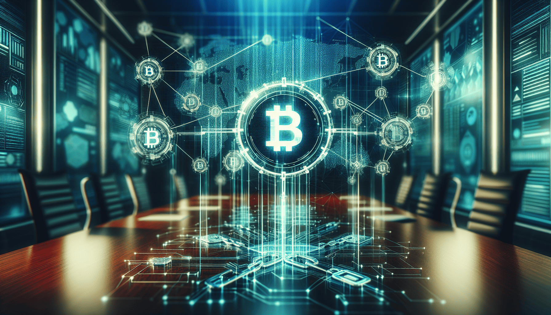Blockchain technology concept